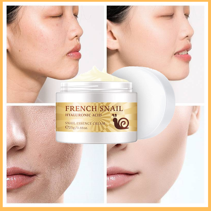 Snail Essence Face Cream Repair Skin Anti Aging Moisturizer Hydration