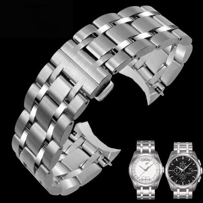 ☼✣◙ อุปกรณ์เสริมนาฬิกา 22 มม. สำหรับ Tissot 1853 Kutu T035 สายสแตนเลส T035407A T035627A ผู้ชายธุรกิจกีฬาสายกันน้ำ