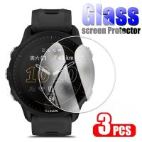 3PCS 9H Tempered Glass Protective Film for Garmin Fenix 7 7S 7X 6 6S 6X Pro Full Screen Protector for Garmin Rorerunne 935 945