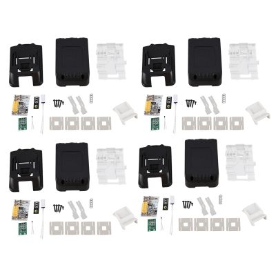 4X Replacement for Makita 18V BL1850 BL1830 Battery Case Kit with PCB Circuit Board LED Indicator Power Tools