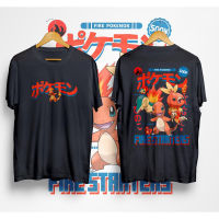 [HOT] Uniq.prints Anime Shirt POKEMON CHARMANDER Graphic Tshirt Unisex