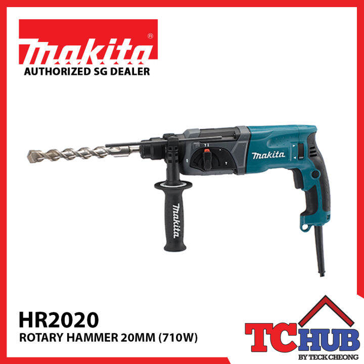 Makita HR2020 Rotary Hammer 20MM (710W) Lazada Singapore