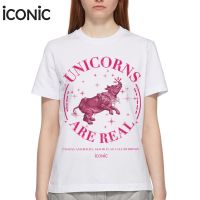 iCONiC PINK RHINO CRYSTALS T-SHIRT #5474 เสื้อยืด พิมพ์ลาย แรด สีชมพู ประดับ คริสตัล เสื้อยืดผญ เสื้อยืดผช เสื้อยืดแฟชั่น เสื้อยืดแขนสั้น เสื้อยืดลาย