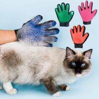 Pet Cat Grooming Supplies Rubber Hair Remove Gloves for Cats Kitten Brushes Grooming Glove katzen zubehör Brushes  Combs