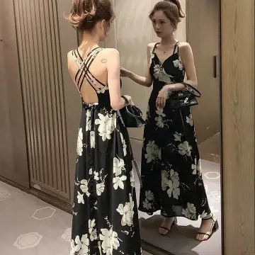 Korean beach outlet dress