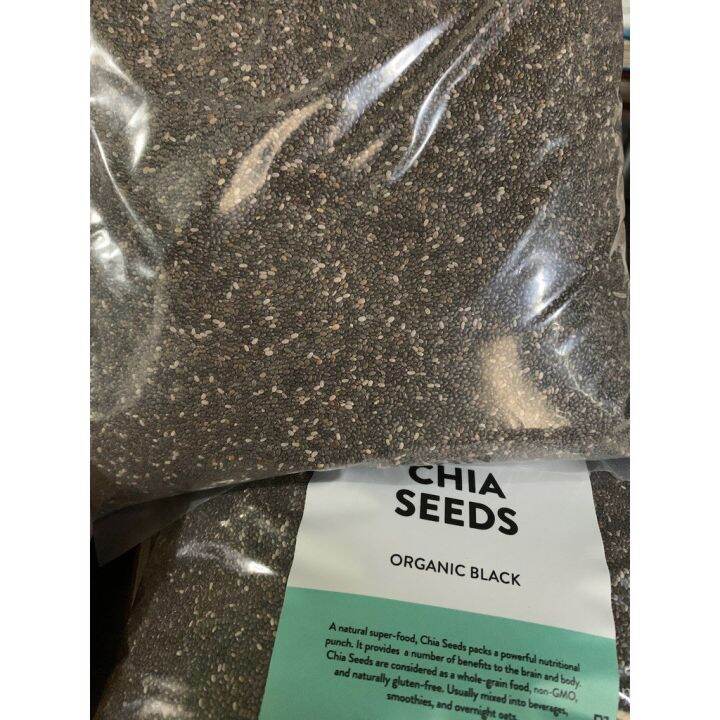 Chia seeds Organic black 500grams 1 kilo 9K1T Lazada PH