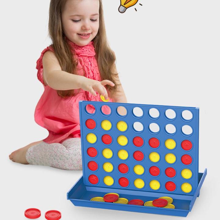 ขนาดใหญ่เชื่อมต่อสี่แถว4ในแถวของเล่นเพื่อการศึกษาเกมกระดานเด็ก-q1q4