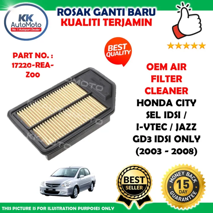 OEM Air Filter Penapis Udara Cleaner Honda City SEL IDSI / IVtec