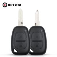 KEYYOU 2รีโมทกุญแจรถยนต์เคสมีปลอกหุ้มสำหรับ Vauxhall Opel Vivaro Renault Movano Trafic Kangoo,NE73ตัด VAC102