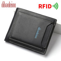 ☑กระเป๋าสตางค์ผู้ชายปัดกันน้ำกันขโมย Rfid ของผู้ชายกระเป๋าเงินมีช่องเสียบบัตรอเนกประสงค์กระเป๋าใส่บัตรคนขับสไตล์วินเทจ