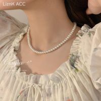 Original Pearl Necklace for Women Summer Light Luxury Niche Design High-end Popular Internet Celebrity Clavicle Chain 2023 New Trendy Necklace