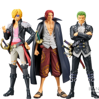 Banpresto DXF Original อะนิเมะรูป Sanji Shanks Roronoa Zoro Action Figure ของเล่นเด็กวันเกิดของขวัญ