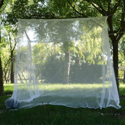 【LZ】◄☈  Large Size Mosquito Net Indoor Outdoor Portable Anti-mosquito Tent Net Storage Bag for Home Camping Fishing Hiking Mosquito Net