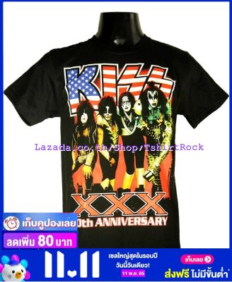 เสื้อวง KISS คิส  ไซส์ยุโรป เสื้อยืดวงดนตรีร็อค เสื้อร็อค  KIS617 ส่งจากไทย