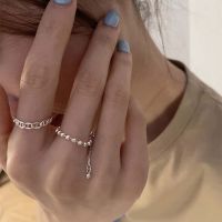 FVW1289 แฟชั่น เสน่ห์ หอมหวาน เลดี้ ของขวัญเด็กผู้หญิง ห่วงโซ่ แหวนประกาย เครื่องประดับปาร์ตี้ แหวนนิ้วผู้หญิง แหวนสไตล์เกาหลี