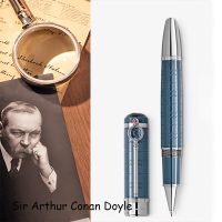 YAMALANG ปากกาลูกลื่นโรลเลอร์บอลลายเซ็นพิเศษใหม่ MB Sir Arthur Conan Doyle คุณภาพสูงพร้อมแว่นขยายบนคลิป