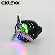 EKLEVA Car Air Vent Perfume Clip Led Lights Metal Case Car Styling Air