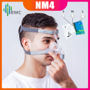 Mặt nạ mũi BMC NM4 với đệm silicon gel headgear cho CPAP Auto CPAP Sleep