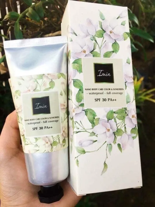 ไอมิน นาโน Imin Nano Body Skin Care Color and Sunscreen เบอร์1 Lazada