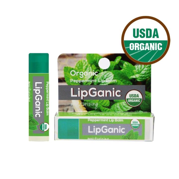 lipganic-peppermint-organic-lip-balm-ลิปแกนิค-เปปเปอร์มินต์-ลิปบาล์มออร์แกนิค-ผลิตจากธรรมชาติ-4-25g