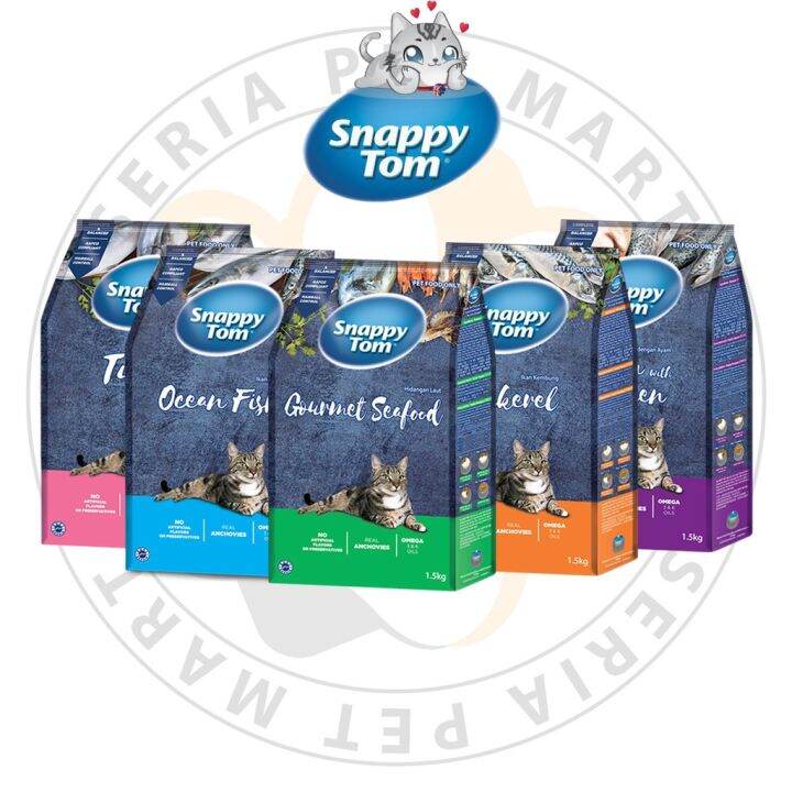 Snappy Tom Cat Dry Food 1.5kg Lazada