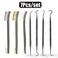 hot【DT】♀  Multi-function Car Detailing Cleaning Accessories Wire Brushes and 4 Picks Pick Set 3 Double-headed