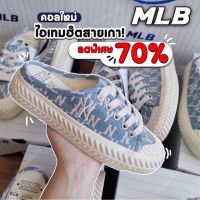 MLBฟรี กล่อง+ถุง รองเท้า MLB Play Ball Origin Mule York Yankees Shoesสินค้าพร้อมกล่องถุงกระดาษ พร้อมส่งจ้า