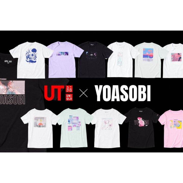 พร้อมส่ง-uniqllo-ult-yoasobi-เสื้อยืด-สําหรับผู้ชาย-และผู้หญิง-442584-442583-442582-44089