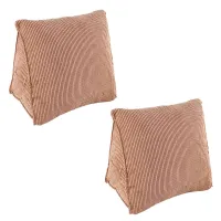 2X Reading Backrest Cushion Wedge Pillow Back Cushion Lumbar Pad Bed Office Chair Rest Pillow Back Support Pillow