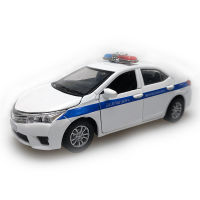 Corolla Model Car 1: 32 Scale Diecast Car, Alloy Vehicle Toys for Kids Boys, Metal Model With Openable DoorSoundLightPull