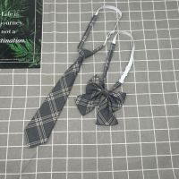 Jk gray small tie Japanese uniform bow tie