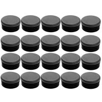 ✸ 20 Round Tubing Plugs Home Pipe Cover Furniture Blanking End Cap Plastic Feet Cups Anti Slip Foot Pads Table Chair Leg Protector