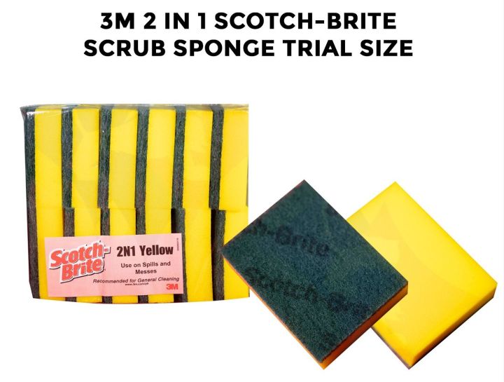 24pcs Non-Scratch Scrub Sponges Kitchen –