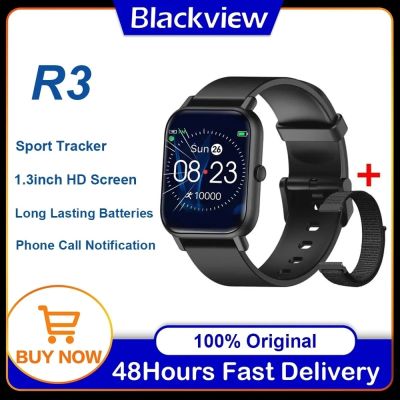 Blackview R3สมาร์ทนาฬิกาผู้ชายผู้หญิงฟิตเนสนาฬิกา เลือดออกซิเจน Sleep Monitor กันน้ำใช้งานร่วมกับ Samsung