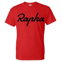 2021 Women Men Fashion Rapha Pattern Print Short Sleeve Straight T Shirt Shirt O-Neck Short Sleeve Tshirt Cotton Shirt