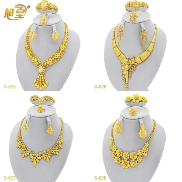 Gold jewellery set store for bride with price