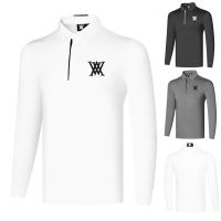 PXG1☬❀ ANEW Golf long-sleeved mens sunscreen breathable quick-drying casual polo shirt outdoor sports golf top clothing