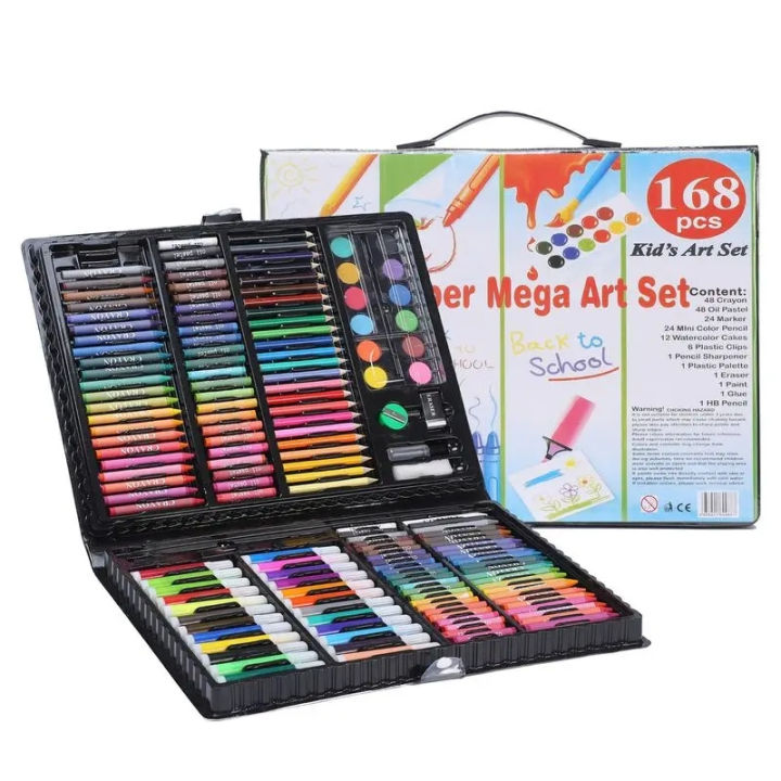 168PCS Painting Drawing Art Artist Set Kit for Kids Children Boys