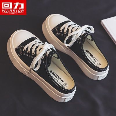 【Hot Sale】 Pull back womens shoes semi-trail 2023 summer new student all-match white niche design sneakers
