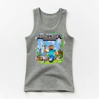 COD dsfgerrety Minecraft Boys Adventure Cotton Vest T-Shirt Sleeveless Video Game Tank Top
