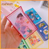 XUEWAN Blingbling กล่องเก็บของสำหรับเก็บ พลาสติกสำหรับตกแต่ง โปร่งใสโปร่งใส กล่องใส่การ์ด คาวาอิ ดีไอวาย ที่ใส่รูปถ่าย เครื่องเขียนสเตชันเนอรี