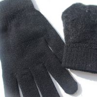 Men Knitted Gloves Mitten Color Riding Warm Couple Skiing Mittens