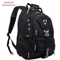 Swiss Multifunctional Travel laptop Backpack Men SchoolBags Students Business Rucksack 17.8 inch Computer bagpack waterproof