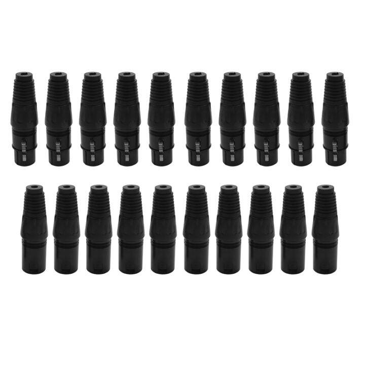 20Pcs 3Pin Xlr Male To Female Microphone Extension Cable Microphone