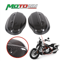 ตัวเลื่อนสำหรับ BMW R18 R 18 2020 2021 2022 2023 100% คาร์บอนไฟเบอร์ตัวเลื่อนด้านซ้ายและขวาของมอเตอร์ไซค์อุปกรณ์เสริมเบรกคาเฟ่