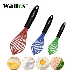 Walfos Silicone Whisk, Rubber Whisks for Cooking, Baking (12,10,8 inch) -  Heat Resistant Kitchen Whisks for Non-stick Cookware, Balloon Egg Beater  Perfect for Blending, Whisking, Beating, Frothing - Yahoo Shopping