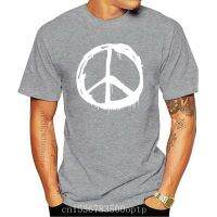 เสื้อผ้าผู้ชายเสื้อยืด Signe Peace And Love Amour Guerre เวียดนามสไตล์ฮิปปี้โหมดการต่อสู้สุดชิคฝรั่งเศส