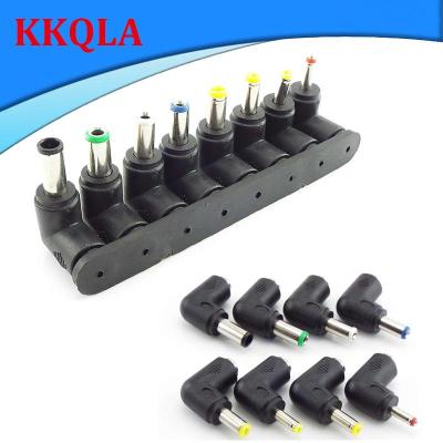 QKKQLA Universal Laptop DC Power Supply Adapter Connector Plug AC DC Jack Charger Power Adapter Conversion Plug Right Angle