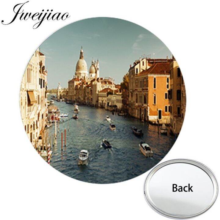 jweijiao-venice-italy-anniversary-one-side-flat-mini-pocket-mirror-compact-portable-makeup-vanity-hand-travel-purse-mirror-mirrors