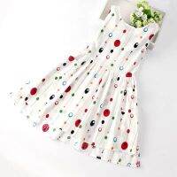 【Ladies shop】 Girls2022New DotsFashion แขวน SweetDresses เด็ก39; ชุดน่ารักขี้เล่น